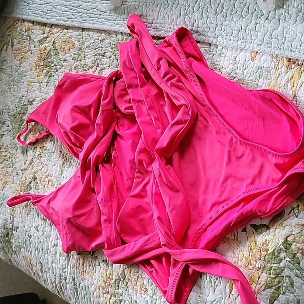 Aerie wrap one piece swimsuit